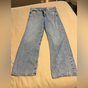 rag & bone Light Blue Wide-Leg Jeans